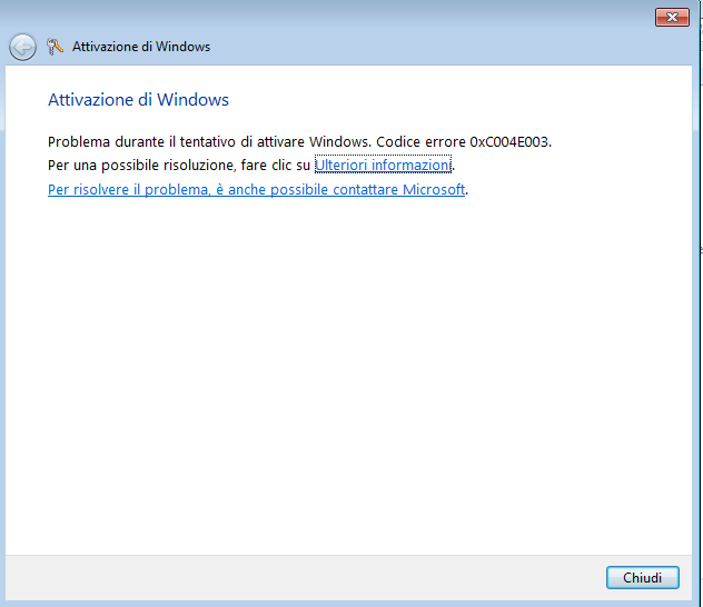 error ativação windows 7 0xc004e003